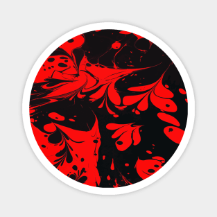 Red Acrylic design Magnet